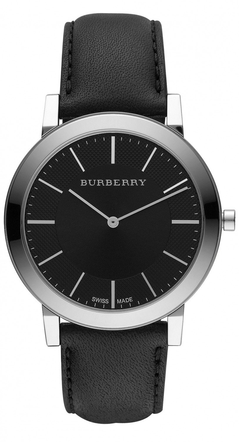 Đồng hồ Men's Slim Black Dial Black Leather Strap Quartz Watch BU2351, 40mm  BU2351 ✓ 