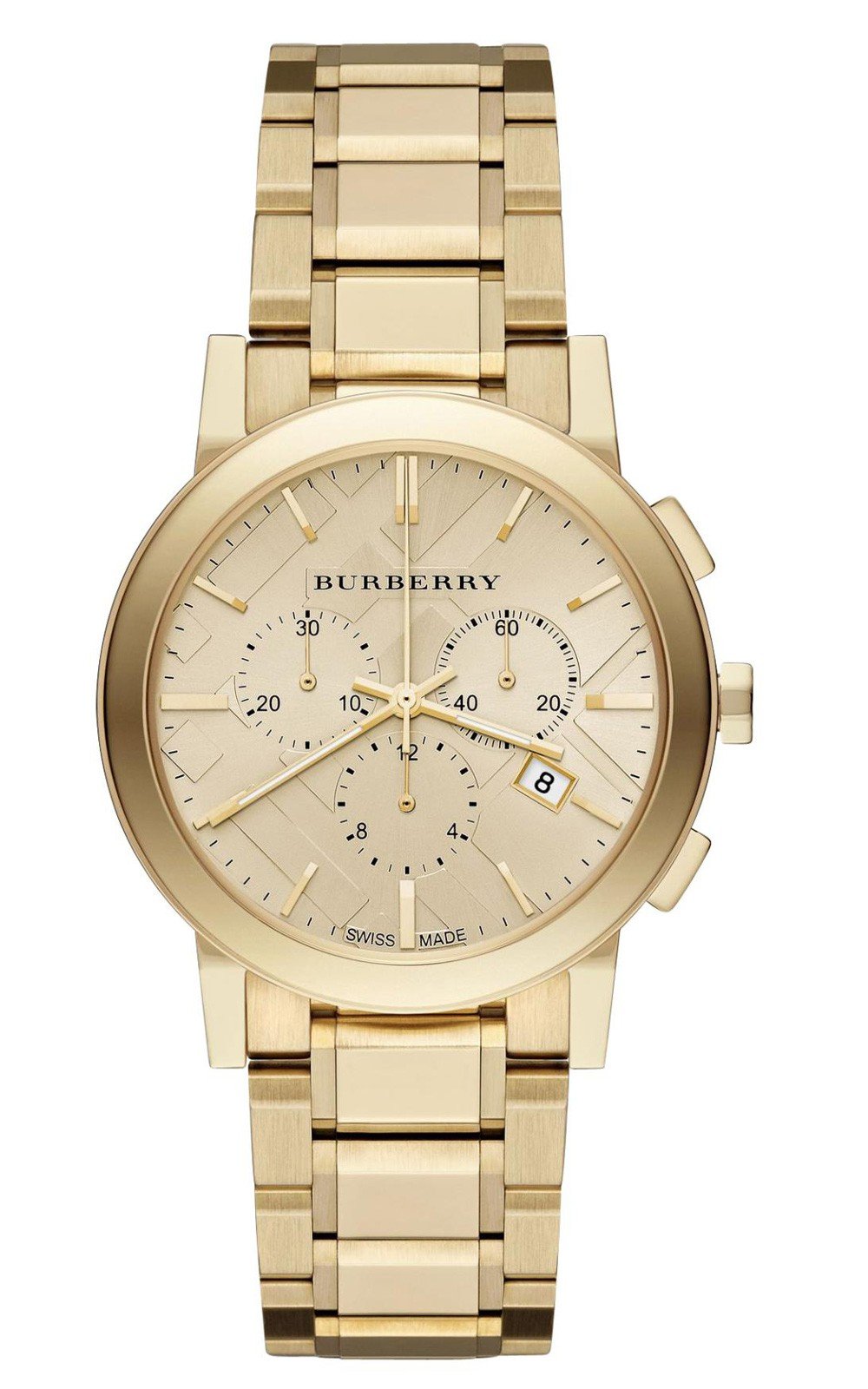 Đồng hồ The City Chronograph Gold Ion-Plated Stainless Steel Bracelet  Unisex Watch BU9753, 38mm BU9753 