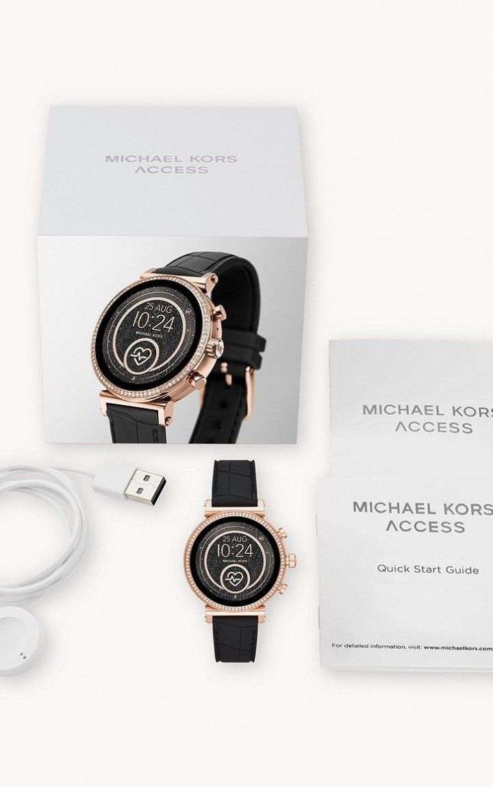 Michael Kors Access Gen 4 MKGO BlackTone and Silicone Smartwatch  Michael  Kors