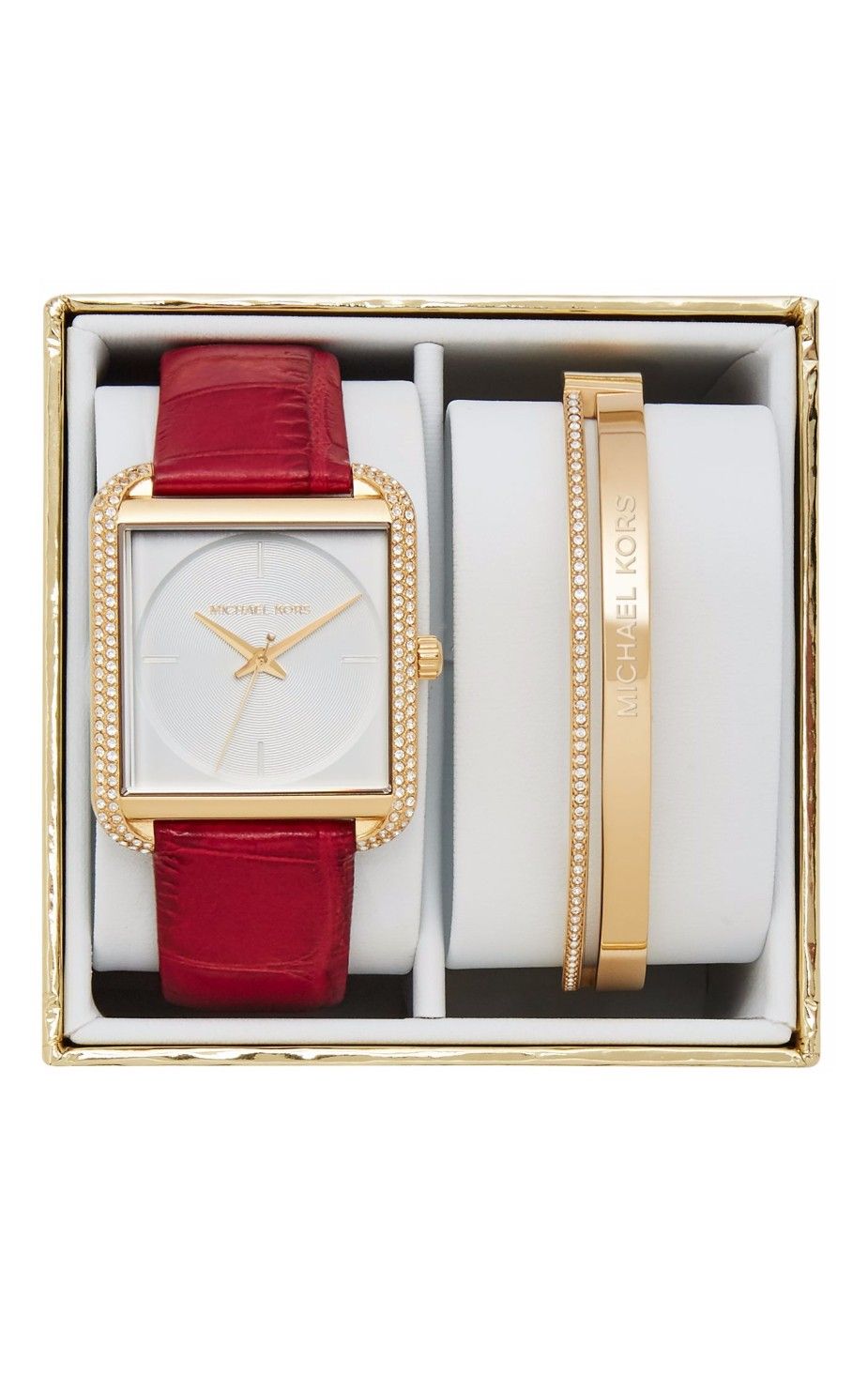 Đồng hồ Michael Kors MK2290 dây da trắng dành cho nữ
