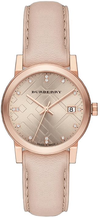 Đồng hồ The City Rose Dial Rose Gold Ion-plated Ladies Watch BU9131, 34mm  BU9131 ✓ 