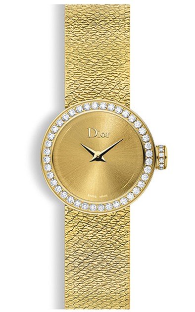 Đồng hồ Christian Dior 45 134 Diamond Dial Quartz hàng chinh hãng Thụy Sĩ  sản xuất