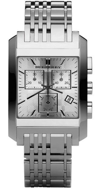 Đồng hồ Square Silver Chronograph Dial Men's Watch BU1560, 38mm BU1560 ✓  