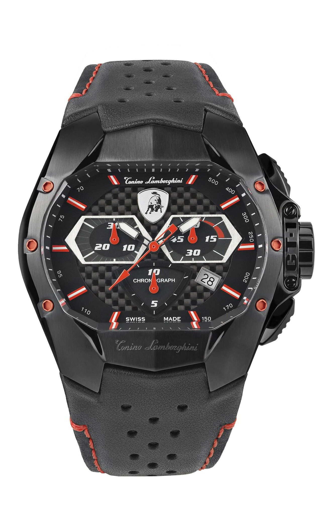 Đồng hồ Lamborghini GT1 Chrono Watch, 42mm T9GA ✓ 