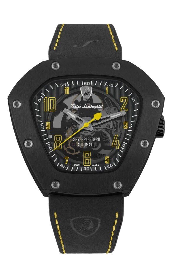 Đồng hồ Lamborghini Spyderleggero Skeleton, 51,50 mm x 46 mm TLF-T06-3 ✓  