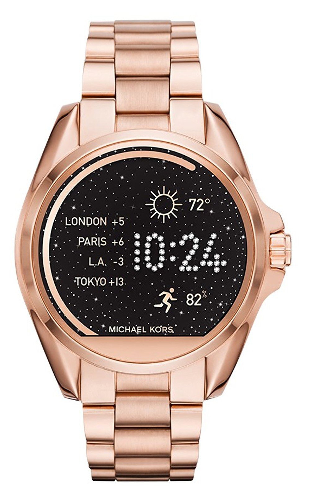 Michael Kors MKT5004 Access Rose Gold Bradshaw Smart Watch  ASOS
