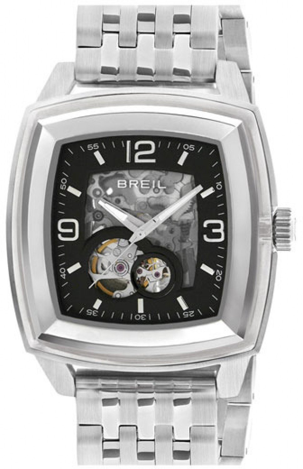 ng h Breil Orchestra Square Automatic Watch Silver