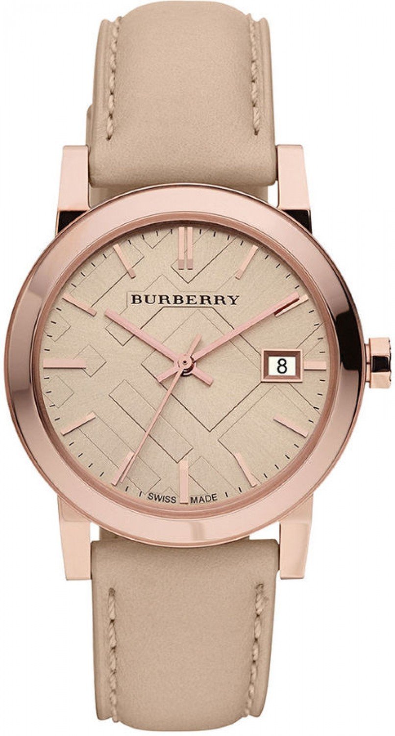 Đồng hồ The City Beige Leather Strap Ladies Watch BU9109, 34mm BU9109 ✓  