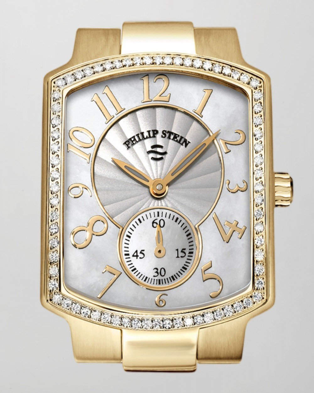 Đồng hồ Philip Stein Small Classic Gold-Plated Diamond Watch Head ...