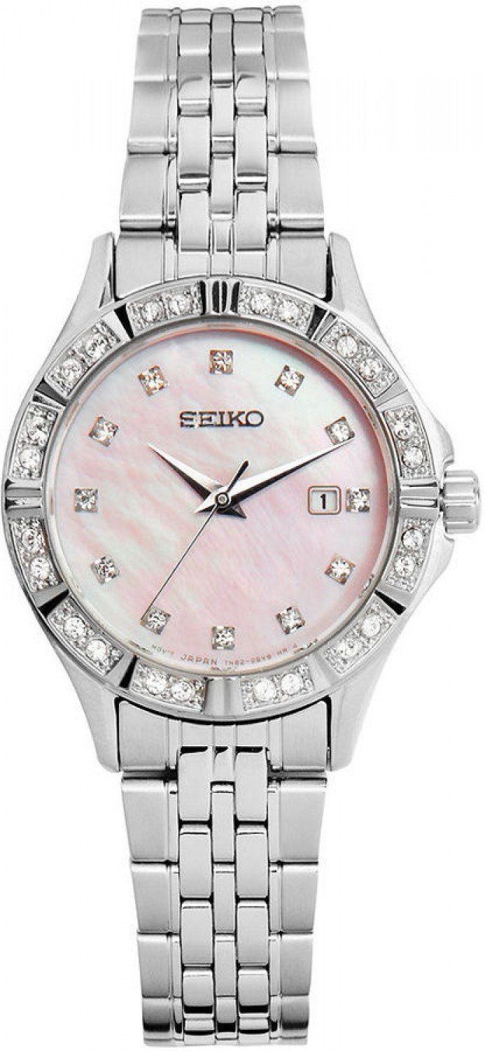 Đồng hồ Seiko Watch, Women's Stainless Steel Bracelet 30mm ✓ 
